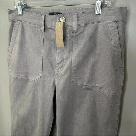 J. Crew Vintage Straight Cargo Pants Size 31 Gray Slate Jeans - Picture 4 of 7